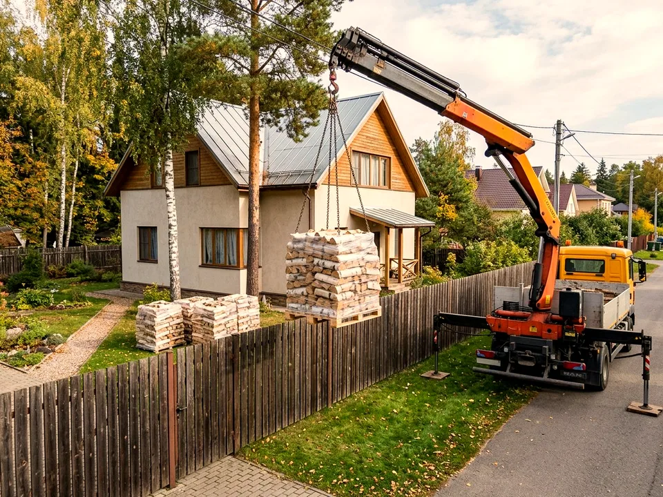 Круговая поленница holzhausen, Красная Пахра, улица Берёзовая, 36